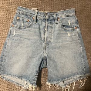 Levi 505 Jean shorts jorts aesthetic unworn